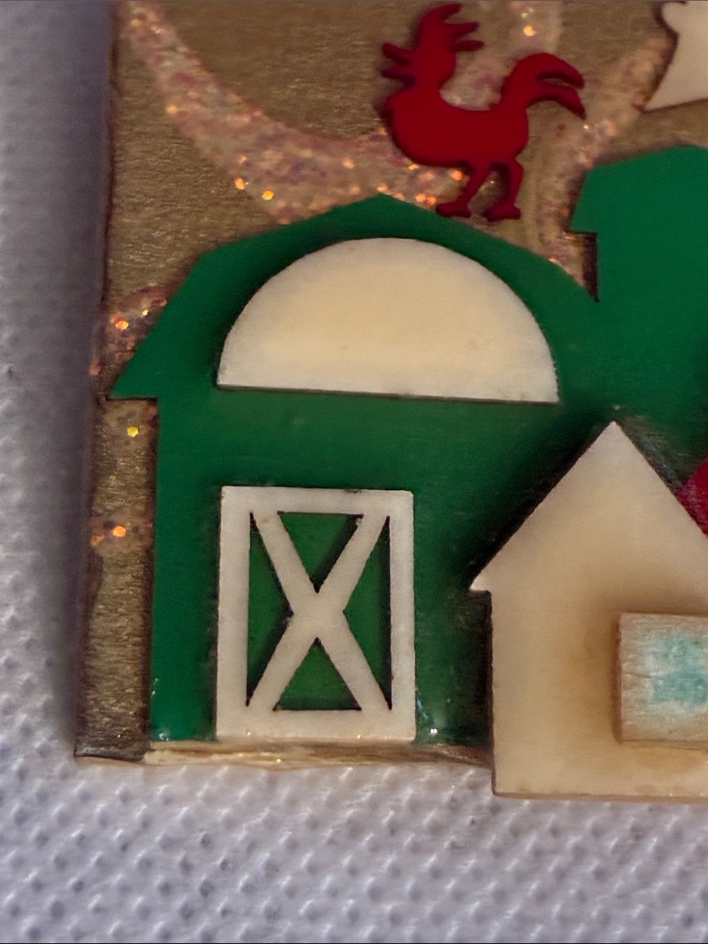 Lucinda Christmas Holiday Barn Farm Angel Pin *Read Description* - Picture 4 of 6